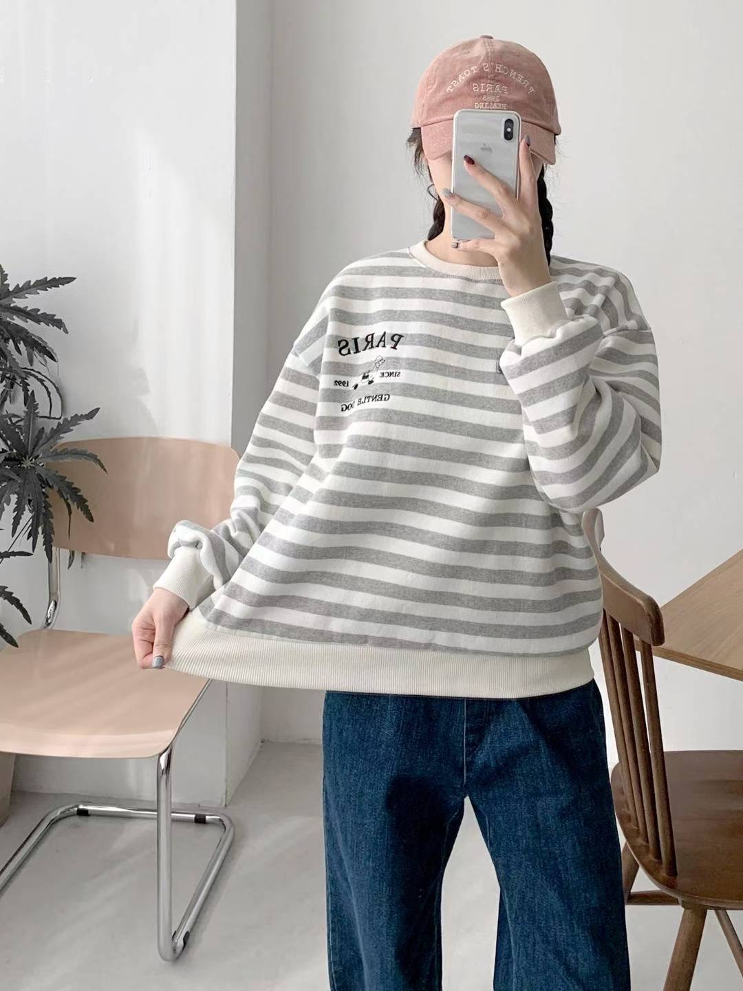 ANOTHERPLAN韓國代購㊣女士新品熱賣休閑25秋冬時尚人氣衛衣ANOTHERPLAN衛衣