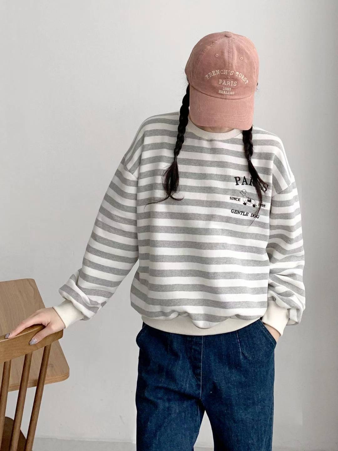 ANOTHERPLAN韓國代購㊣女士新品熱賣休閑25秋冬時尚人氣衛衣ANOTHERPLAN衛衣圖色1