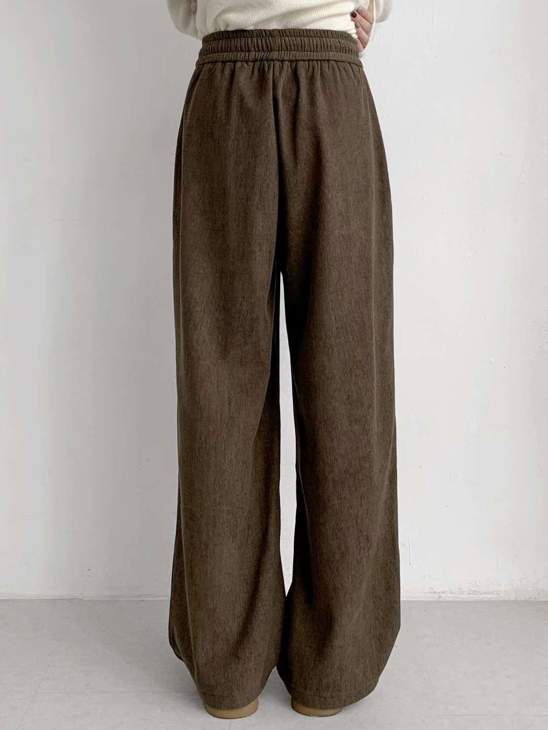 ANOTHERPLAN東大門㊣代購女裝新款25秋冬職業休閑褲燈芯絨保暖ANOTHERPLAN休閑褲