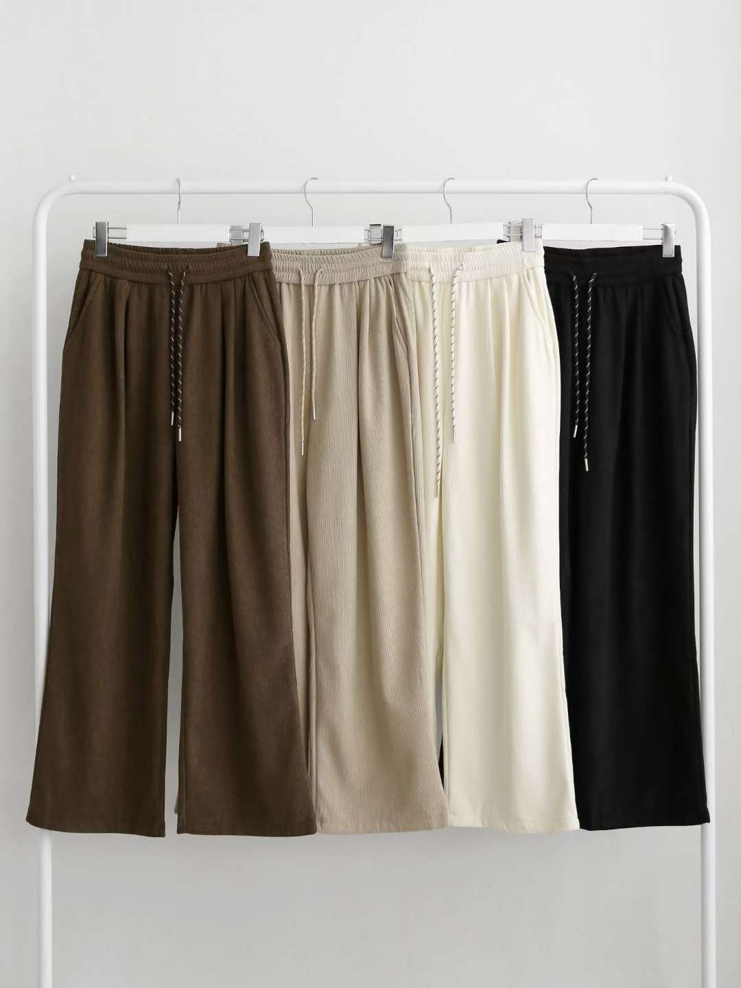 ANOTHERPLAN東大門㊣代購女裝新款25秋冬職業休閑褲燈芯絨保暖ANOTHERPLAN休閑褲圖色4左四色