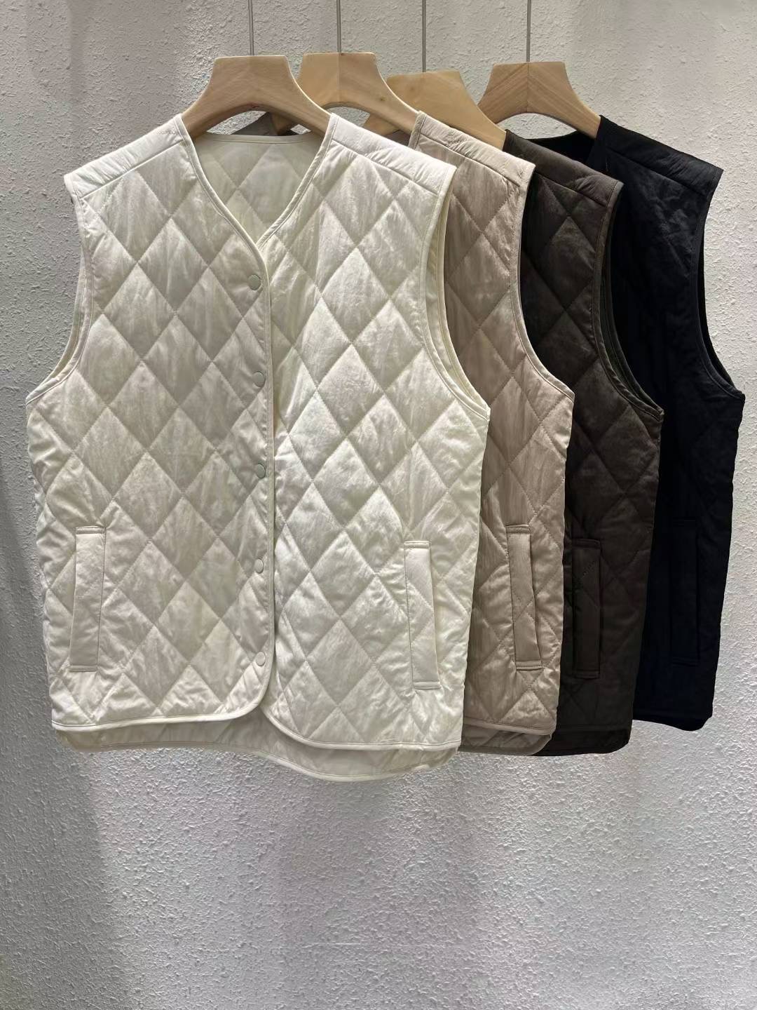 ANOTHERPLAN東大門㊣直郵女裝新品人氣真品休閑25秋冬馬甲絎縫ANOTHERPLAN馬甲