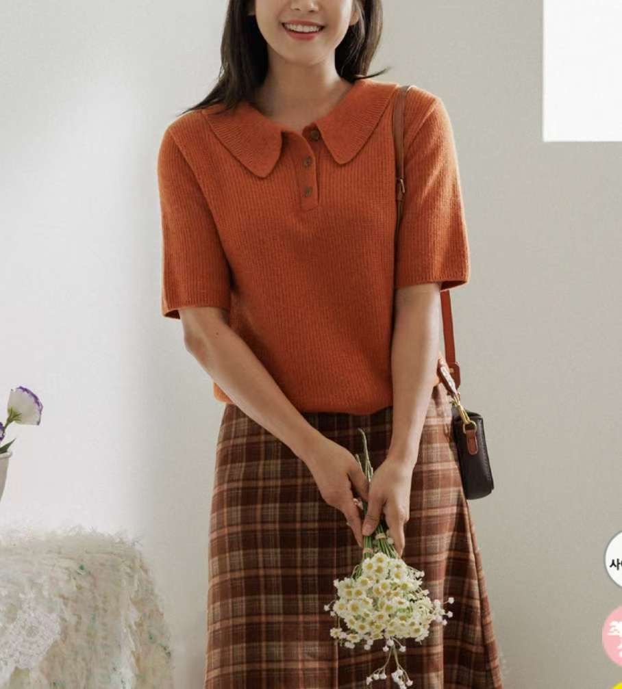 HARA東大門㊣代購女士新款時尚25秋冬休閑推薦職業真品針織衫HARA針織衫