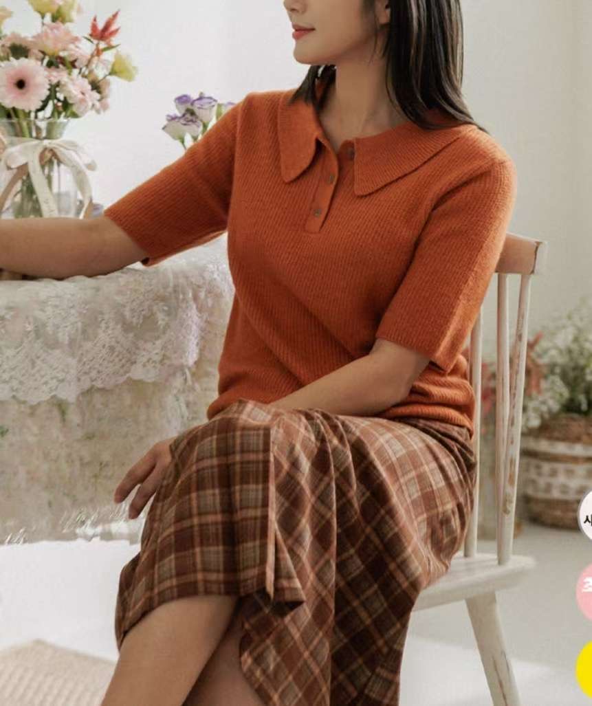 HARA東大門㊣代購女士新款時尚25秋冬休閑推薦職業真品針織衫HARA針織衫