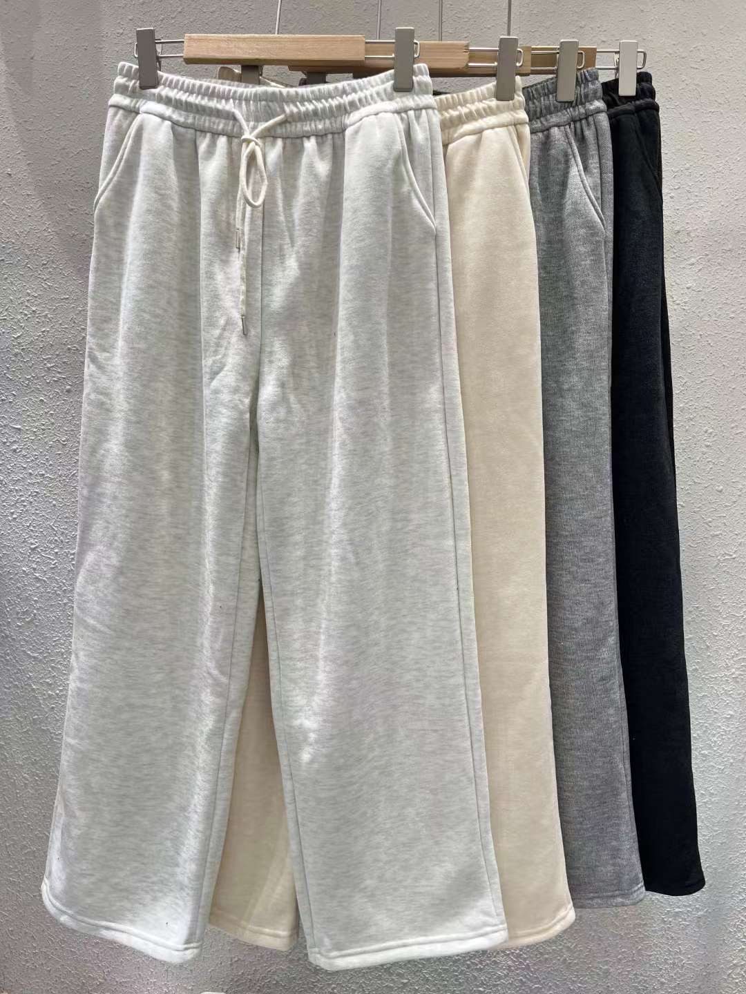 ANOTHERPLAN東大門㊣直郵女士新款休閑休閑褲闊腿褲羊毛柔軟ANOTHERPLAN休閑褲