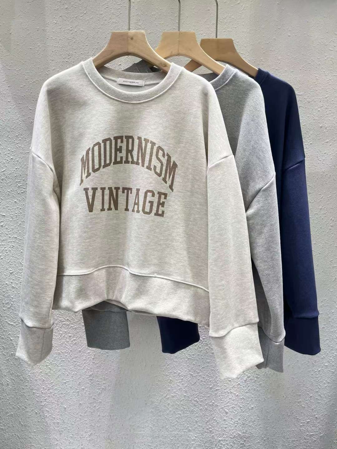 ANOTHERPLAN韓國代購㊣女裝新品25秋冬時尚熱賣休閑推薦衛衣ANOTHERPLAN衛衣