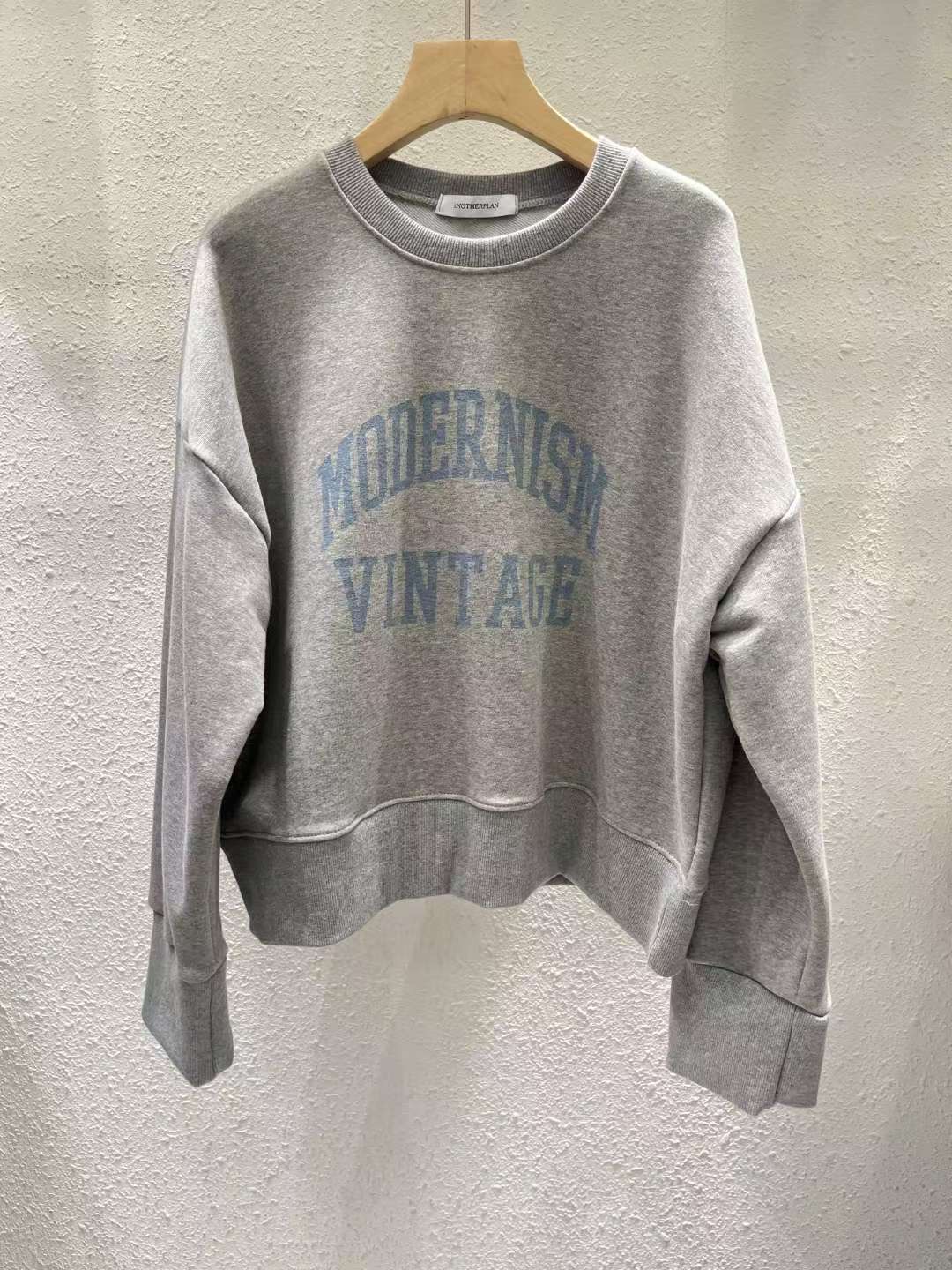 ANOTHERPLAN韓國代購㊣女裝新品25秋冬時尚熱賣休閑推薦衛衣ANOTHERPLAN衛衣圖色2