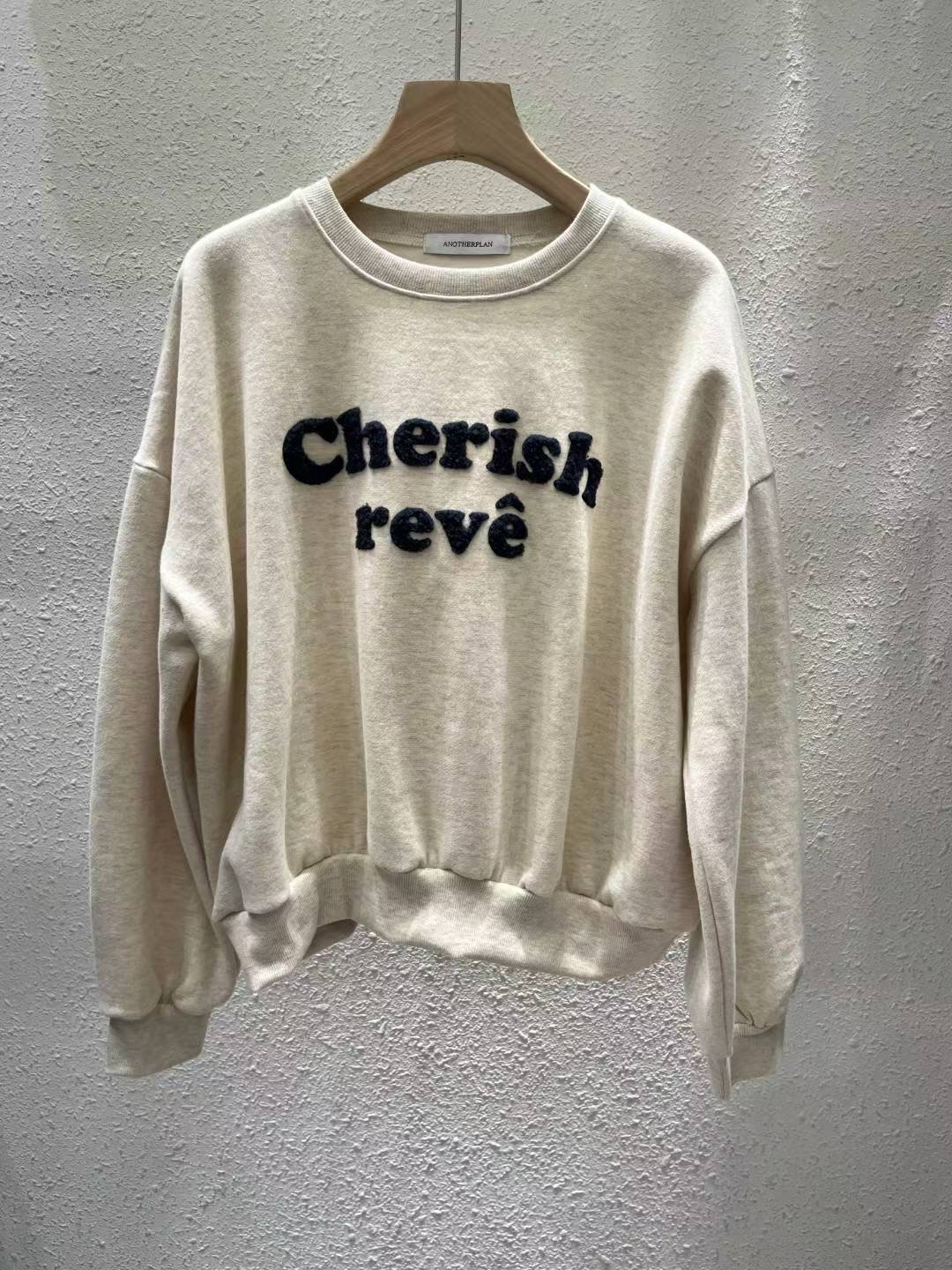 ANOTHERPLAN韓國直郵㊣女士新品熱賣推薦時尚25秋冬休閑衛衣ANOTHERPLAN衛衣圖色1