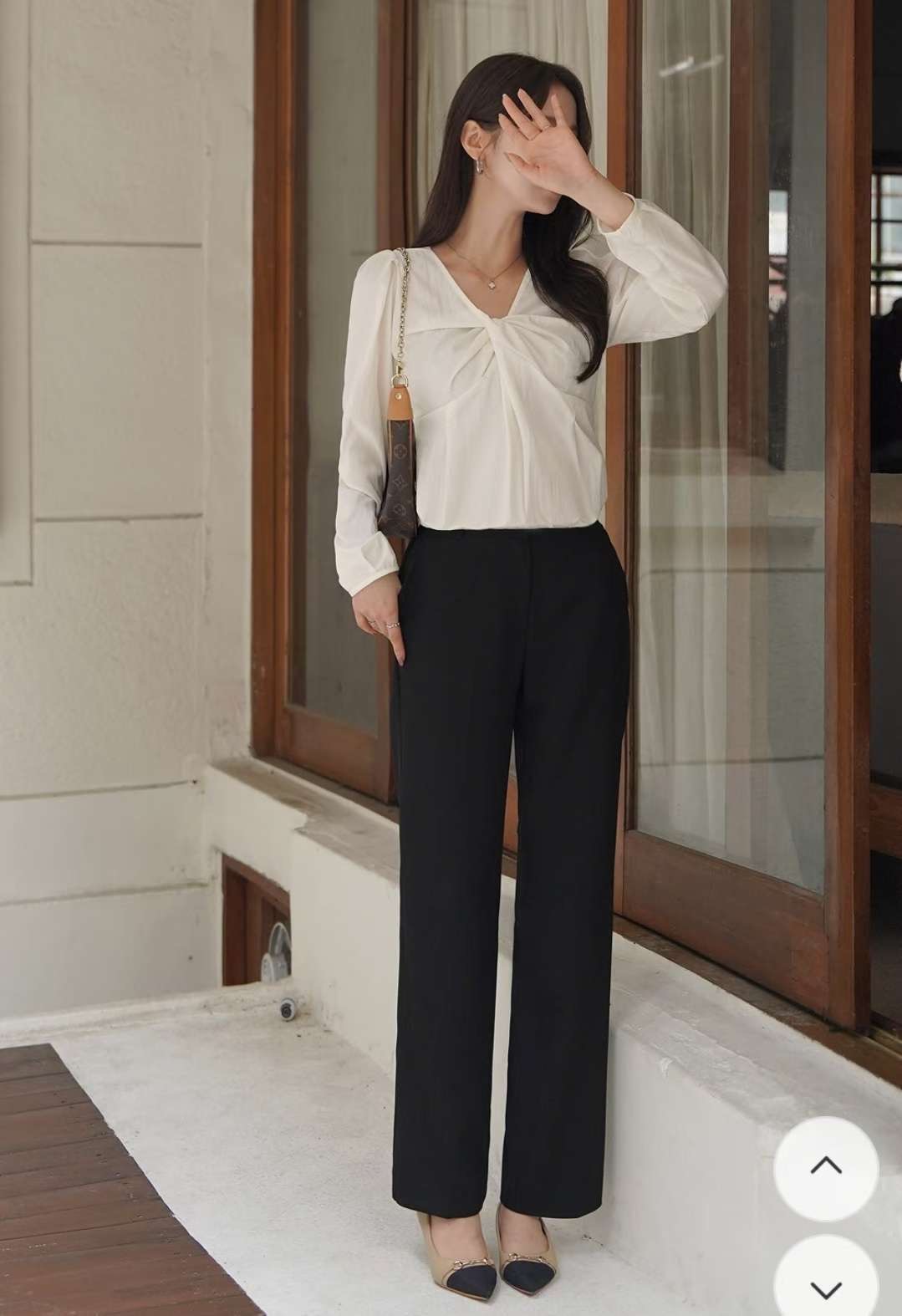 HARA東大門㊣直郵女裝新品休閑25秋冬熱賣職業真品襯衫蕾絲衫HARA襯衫/蕾絲衫