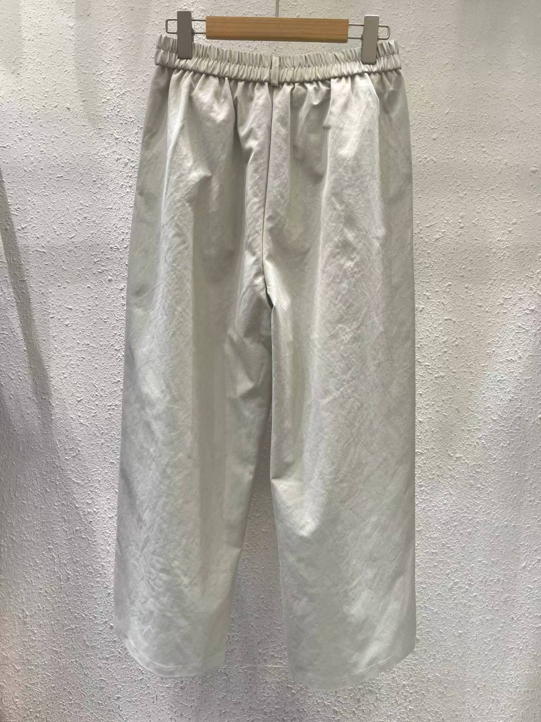 ANOTHERPLAN東大門㊣代購女裝新款職業熱賣休閑褲闊腿褲紐扣ANOTHERPLAN休閑褲