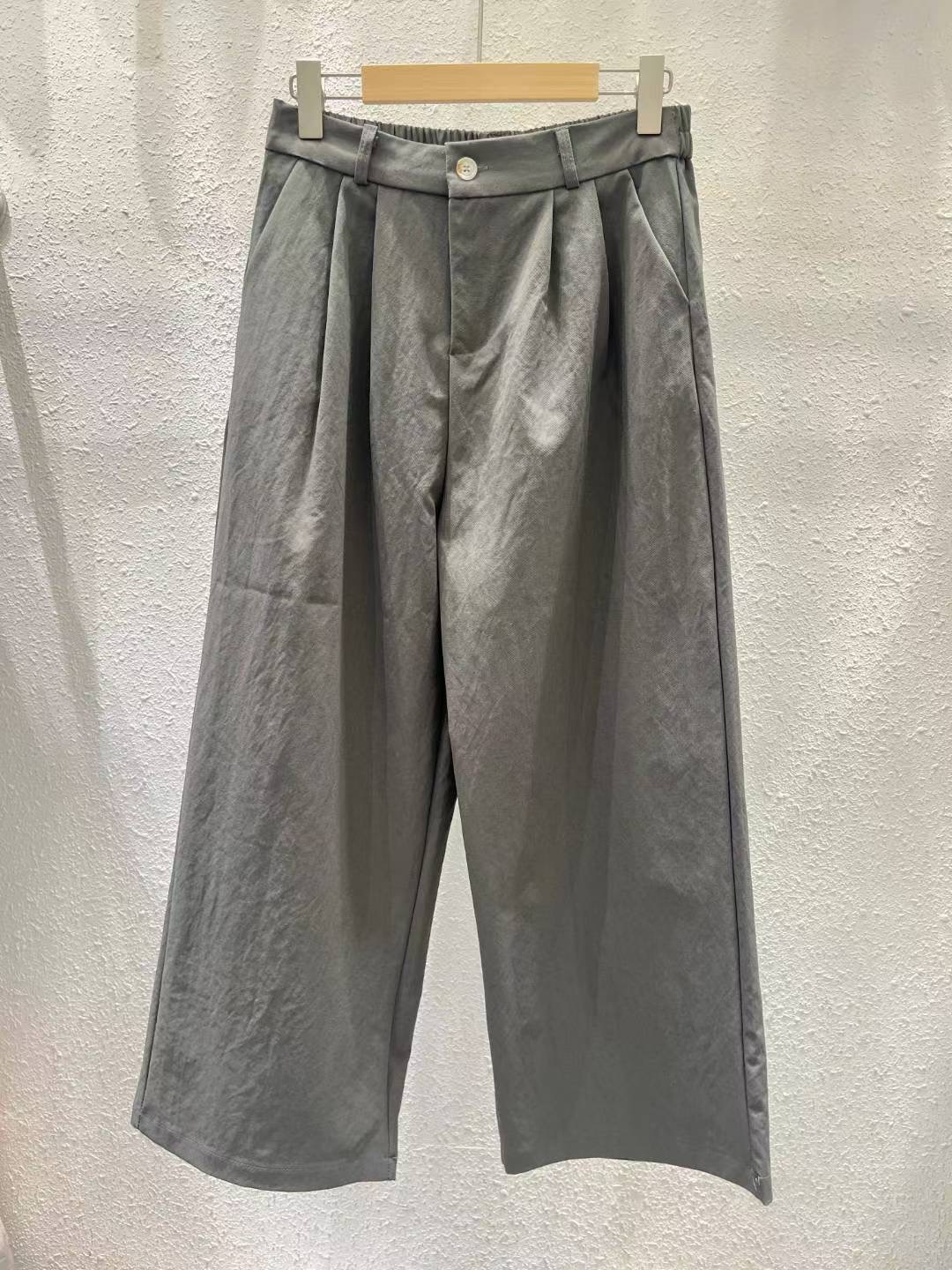 ANOTHERPLAN東大門㊣代購女裝新款職業熱賣休閑褲闊腿褲紐扣ANOTHERPLAN休閑褲圖色2