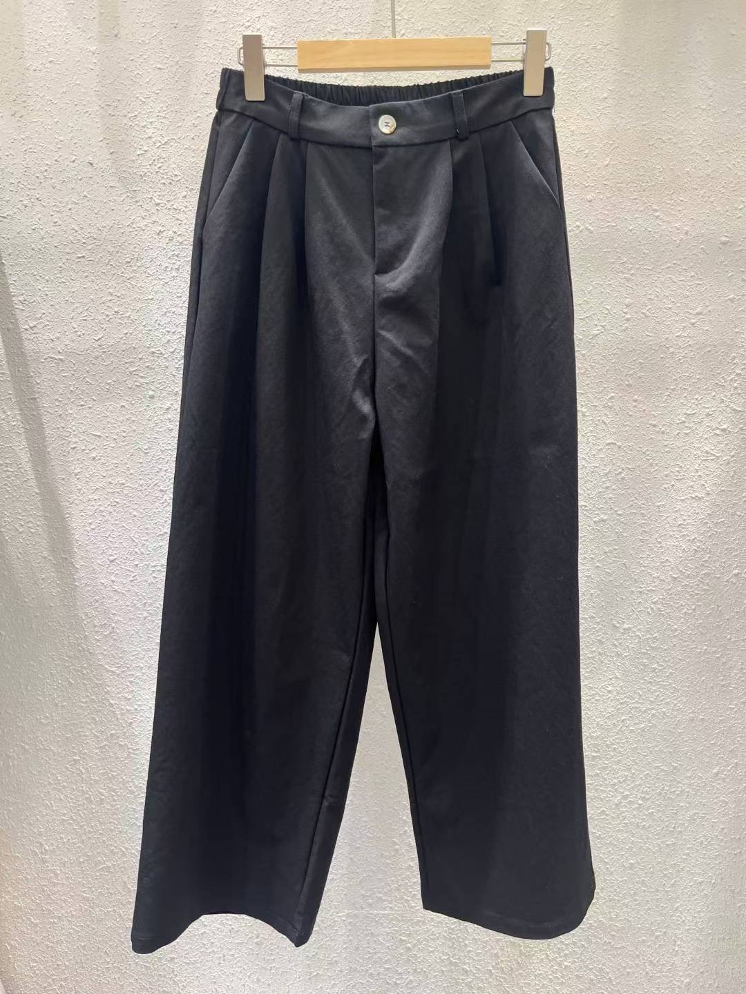 ANOTHERPLAN東大門㊣代購女裝新款職業熱賣休閑褲闊腿褲紐扣ANOTHERPLAN休閑褲圖色4