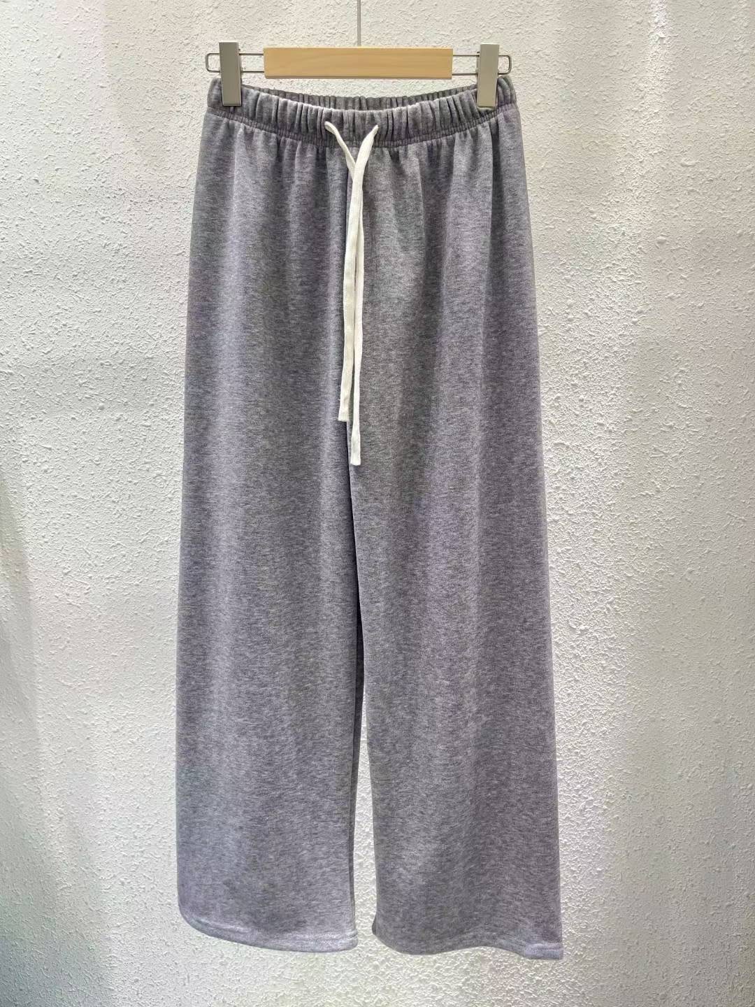 ANOTHERPLAN東大門㊣代購女士新品真品休閑褲闊腿褲羊毛柔軟ANOTHERPLAN休閑褲圖色3