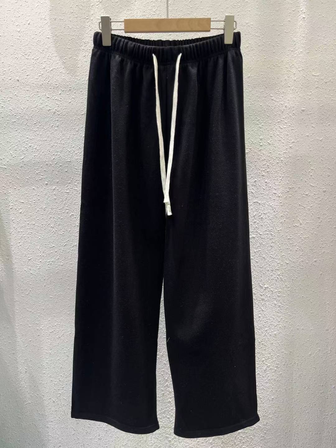 ANOTHERPLAN東大門㊣代購女士新品真品休閑褲闊腿褲羊毛柔軟ANOTHERPLAN休閑褲圖色4