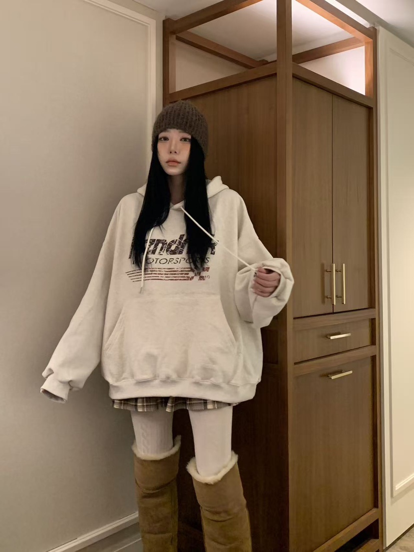 BADCALM韓國代購㊣女士新品職業熱賣休閑真品25秋冬T恤連帽衫BADCALMT恤