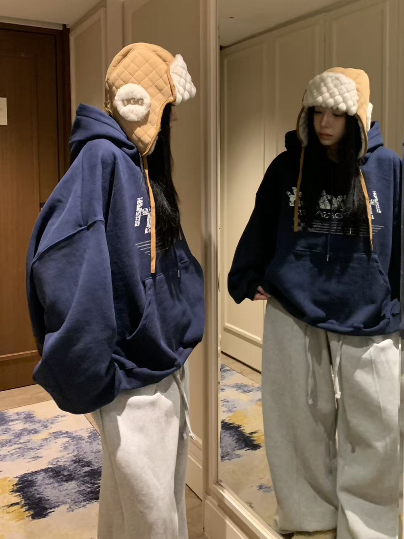 BADCALM韓國代購㊣女士新品職業熱賣休閑真品25秋冬T恤連帽衫BADCALMT恤