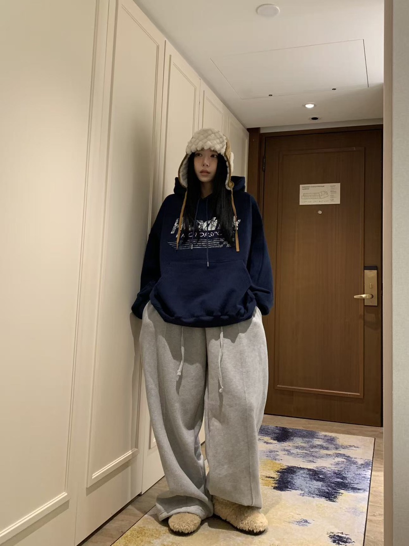 BADCALM韓國代購㊣女士新品職業熱賣休閑真品25秋冬T恤連帽衫BADCALMT恤