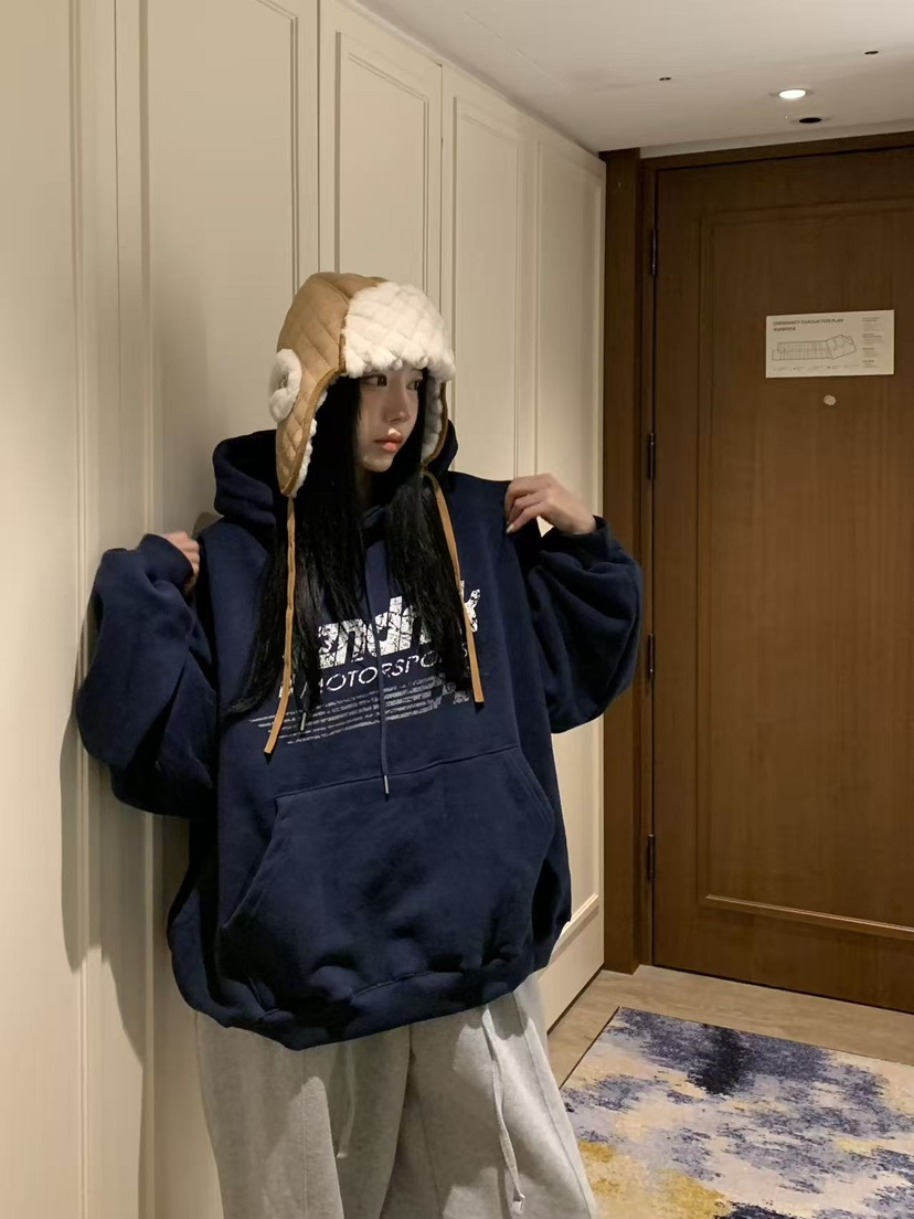 BADCALM韓國代購㊣女士新品職業熱賣休閑真品25秋冬T恤連帽衫BADCALMT恤