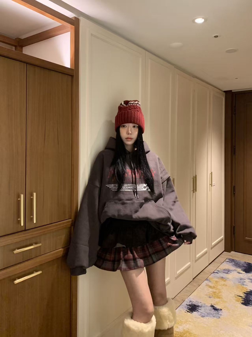 BADCALM韓國代購㊣女士新品職業熱賣休閑真品25秋冬T恤連帽衫BADCALMT恤