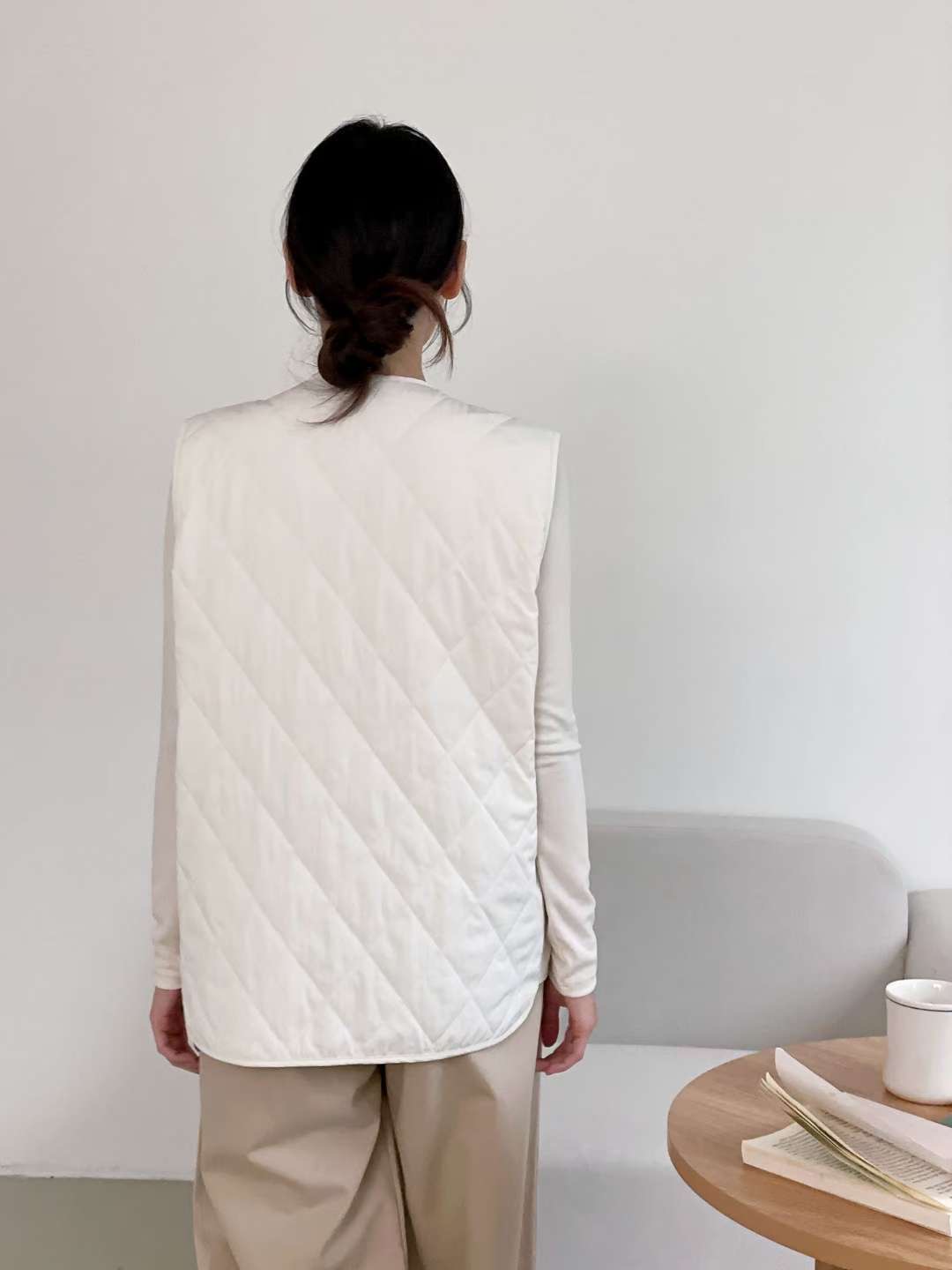 ANOTHERPLAN東大門㊣直郵女裝新款熱賣人氣真品推薦馬甲絎縫ANOTHERPLAN馬甲