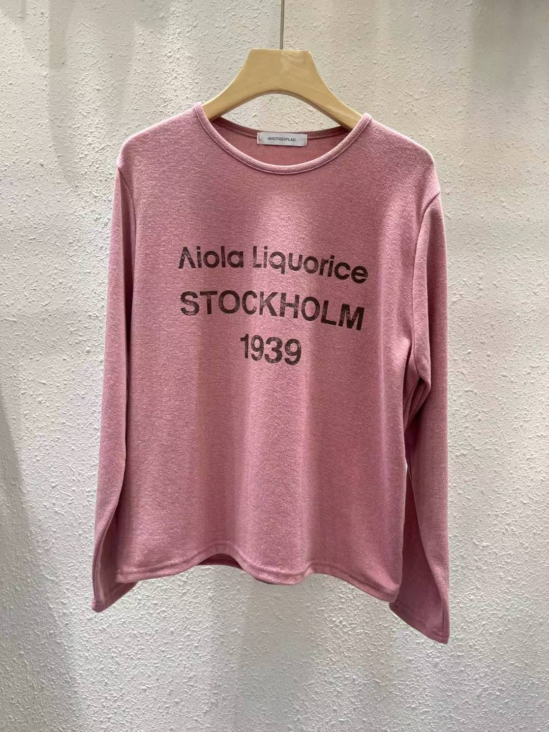 ANOTHERPLAN東大門㊣實拍女士新款推薦熱賣25秋冬時尚長袖T恤ANOTHERPLAN長袖T恤圖色2