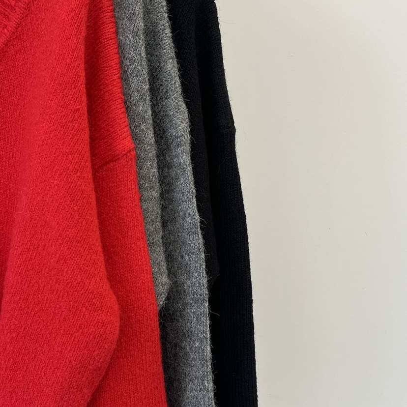 ANOTHER AVENUE東大門㊣代購女士新品25秋冬針織衫羊毛混紡V領ANOTHER AVENUE針織衫