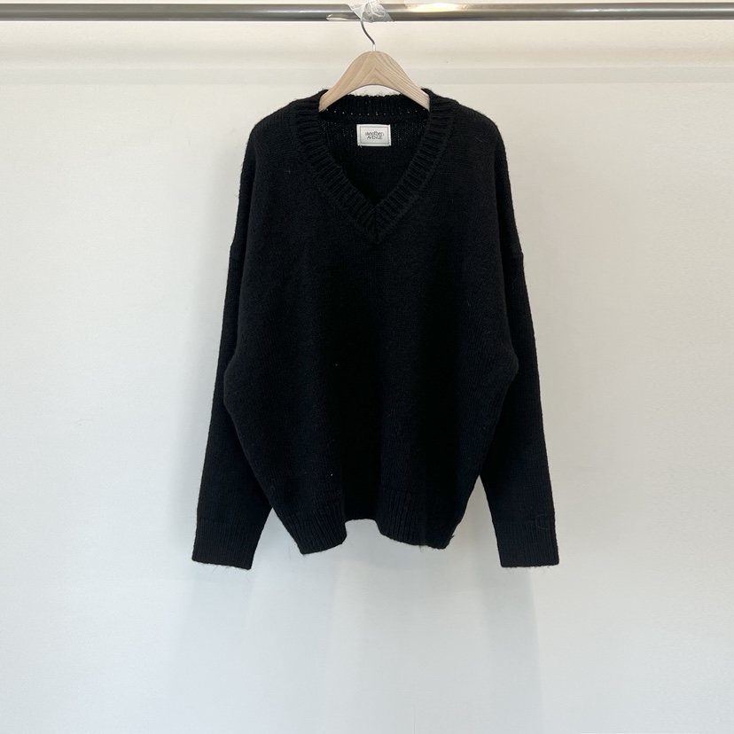 ANOTHER AVENUE東大門㊣代購女士新品25秋冬針織衫羊毛混紡V領ANOTHER AVENUE針織衫圖色3