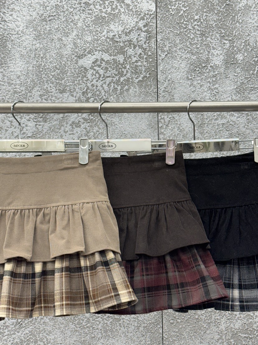BADCALM東大門㊣直郵女裝新款時尚人氣熱賣休閑推薦真品短裙BADCALM短裙