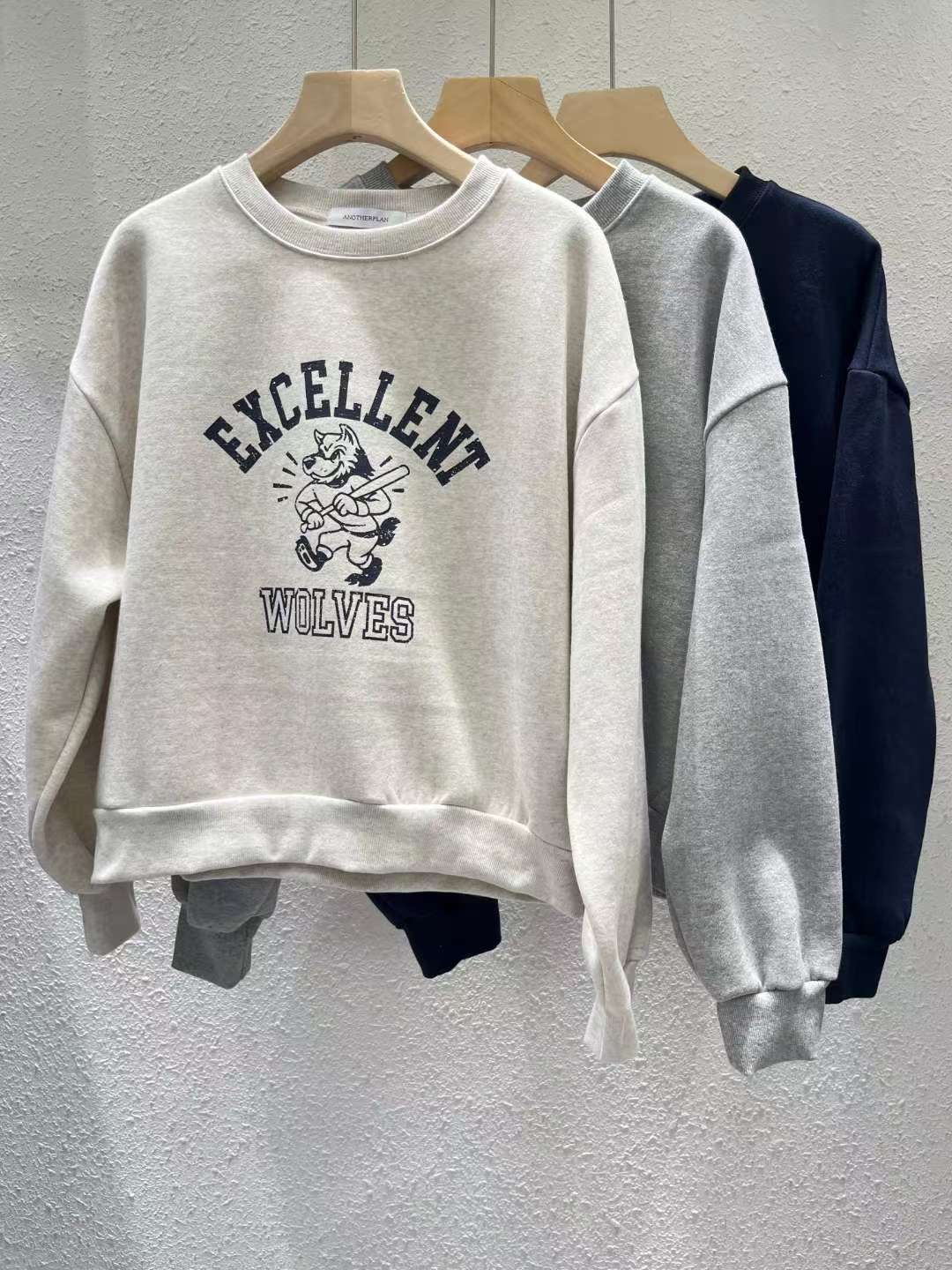 ANOTHERPLAN東大門㊣直郵女裝新品熱賣職業休閑推薦25秋冬衛衣ANOTHERPLAN衛衣