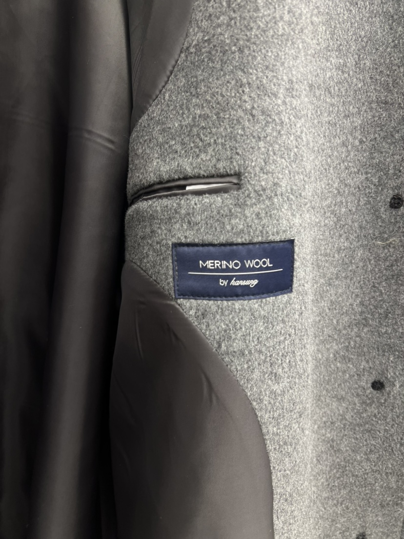 NOVUS東大門㊣實拍女士新款時尚休閑中長款大衣含腰帶羊毛羊絨NOVUS中長款大衣