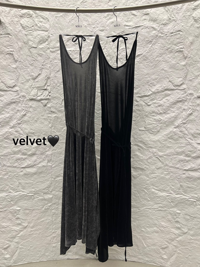 NOVUS東大門㊣實拍女士新品真品推薦職業休閑熱賣連衣裙絲絨NOVUS連衣裙