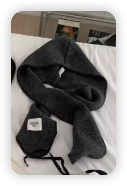 BEIGE.SEOUL東大門㊣直郵女裝新品真品人氣時尚職業25秋冬帽子BEIGE.SEOUL帽子圖色2灰色