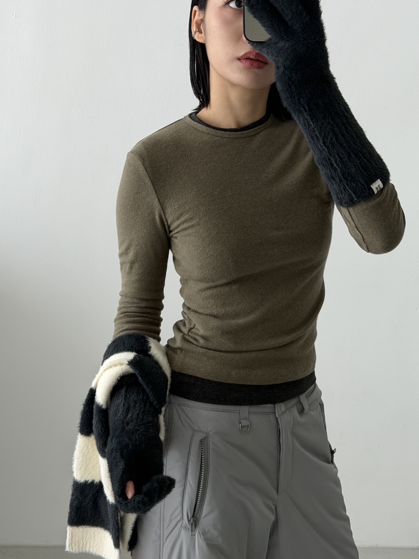 KARE/WEREPIECE韓國直郵㊣女裝新款休閑熱賣25秋冬長袖T恤KARE/WEREPIECE長袖T恤