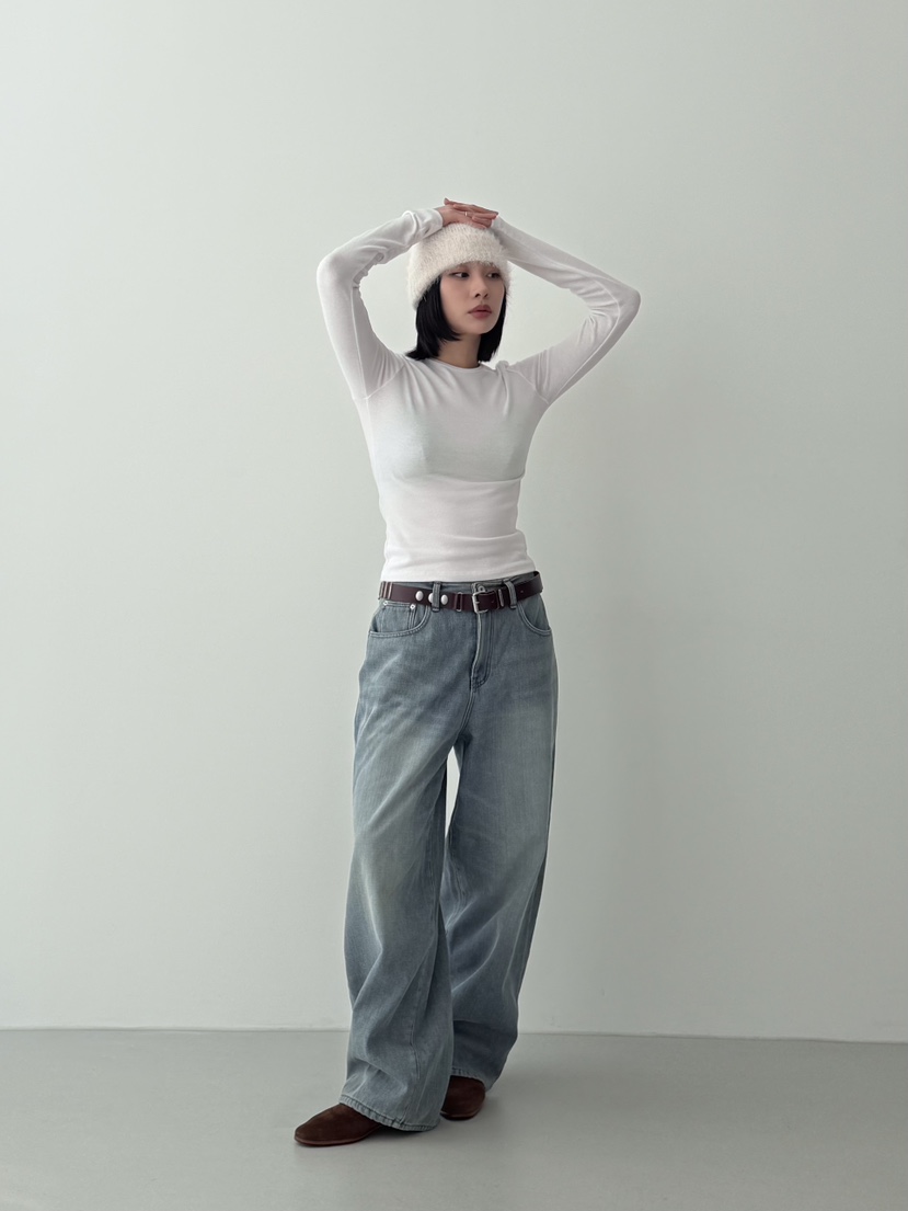 KARE/WEREPIECE韓國直郵㊣女裝新款休閑熱賣25秋冬長袖T恤KARE/WEREPIECE長袖T恤