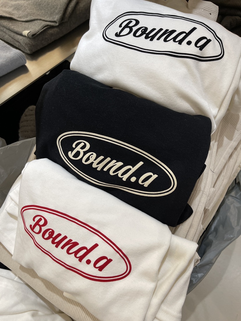 BOUND.A韓國代購㊣女士新款真品休閑25秋冬推薦職業長袖T恤BOUND.A長袖T恤