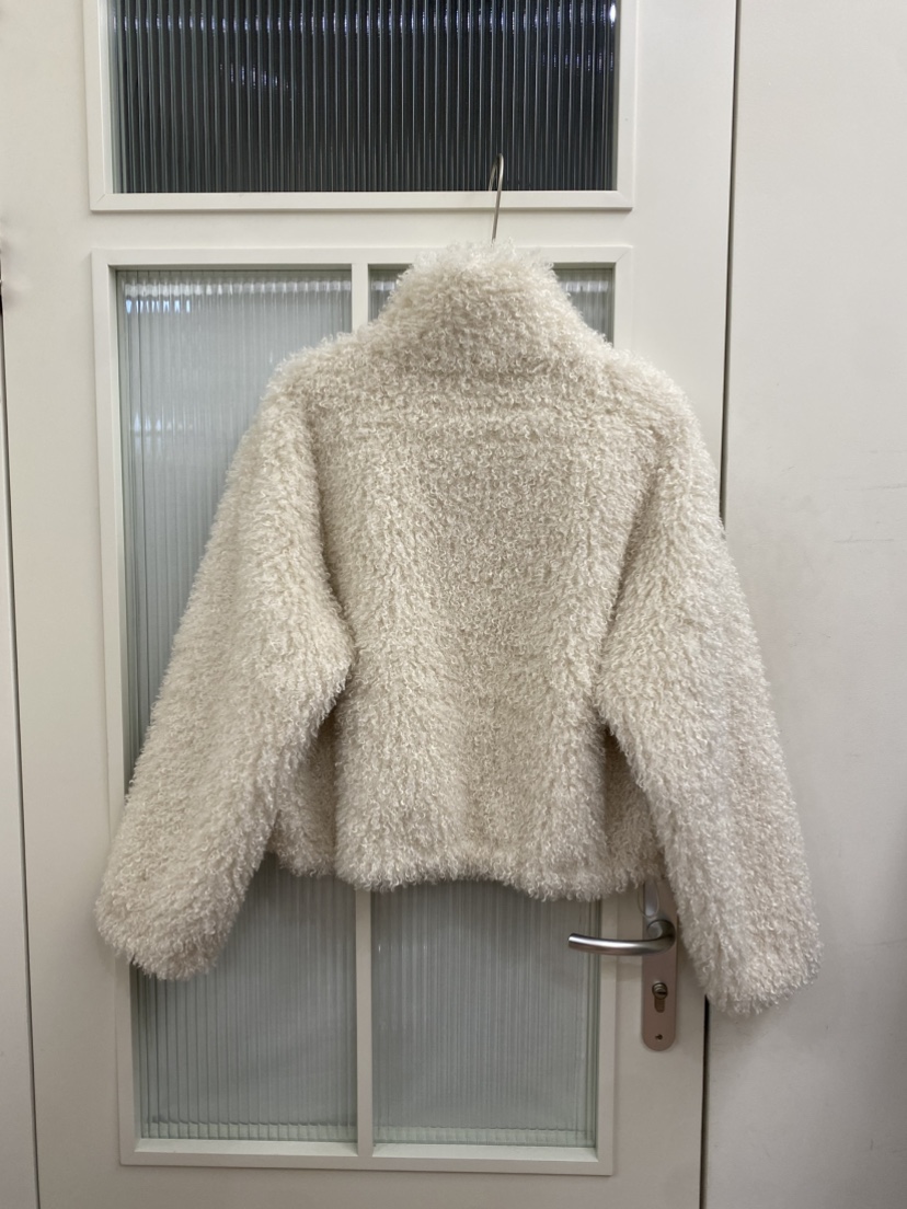 JADEMARKET東大門㊣實拍女裝新款職業真品休閑25秋冬短款大衣絨JADE MARKET短款大衣