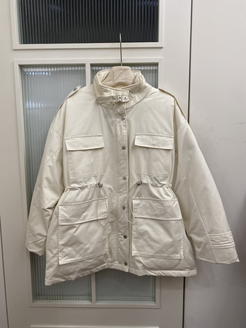 JADEMARKET韓國直郵㊣女士新品時尚推薦25秋冬職業短款棉服JADE MARKET短款棉服圖色1