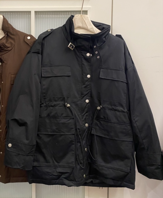 JADEMARKET韓國直郵㊣女士新品時尚推薦25秋冬職業短款棉服JADE MARKET短款棉服圖色3