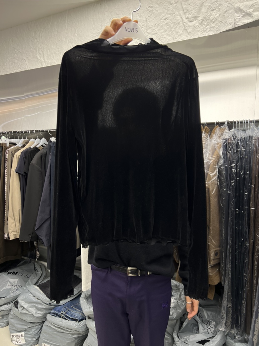 NOVUS東大門㊣直郵女裝新品休閑職業人氣推薦長袖T恤天鵝絨NOVUS長袖T恤圖色4