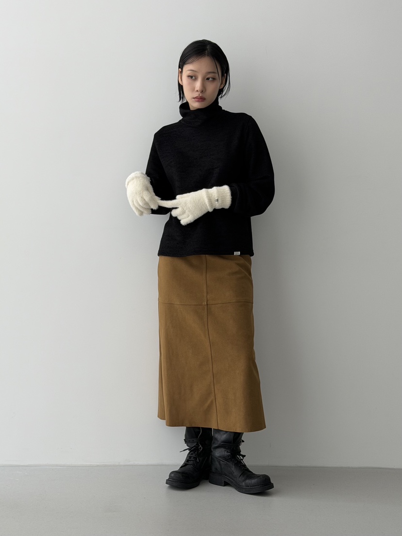 KARE/WEREPIECE韓國直郵㊣女裝新品職業推薦休閑長裙絨面革KARE/WEREPIECE長裙