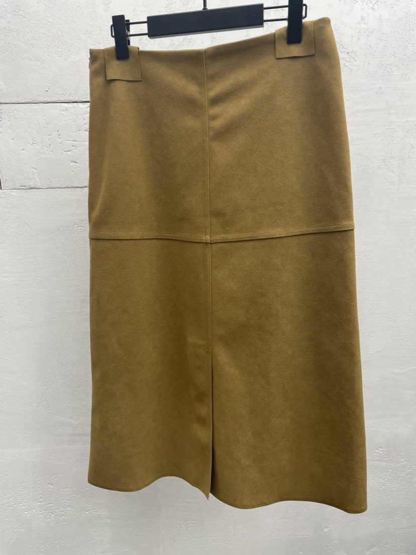 KARE/WEREPIECE韓國直郵㊣女裝新品職業推薦休閑長裙絨面革KARE/WEREPIECE長裙圖色1