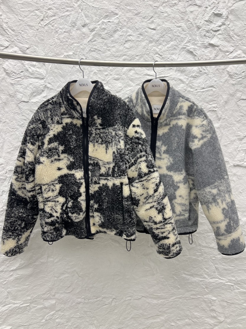 NOVUS東大門㊣代購女裝新款熱賣推薦時尚休閑25秋冬夾克抓絨NOVUS夾克