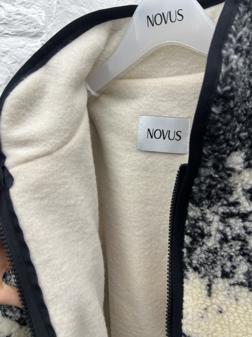 NOVUS東大門㊣代購女裝新款熱賣推薦時尚休閑25秋冬夾克抓絨NOVUS夾克