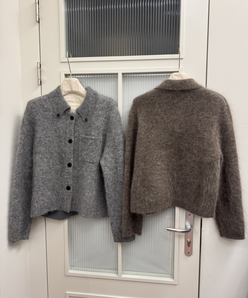 JADEMARKET東大門㊣實拍女士新品推薦時尚人氣25秋冬針織衫紐扣JADE MARKET針織衫