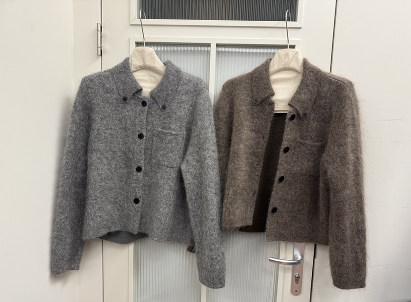 JADEMARKET東大門㊣實拍女士新品推薦時尚人氣25秋冬針織衫紐扣JADE MARKET針織衫