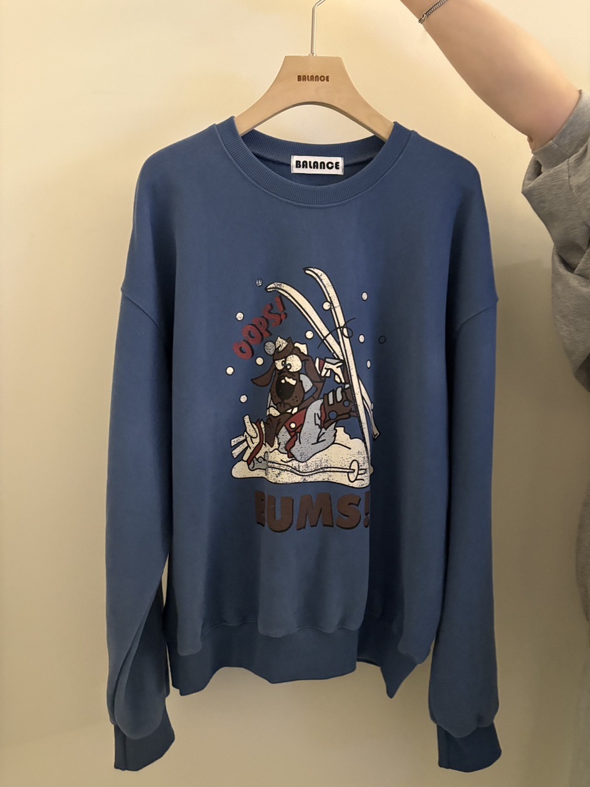 BALANCE東大門㊣實拍女裝新款休閑25秋冬職業時尚真品衛衣加絨BALANCE衛衣圖色2