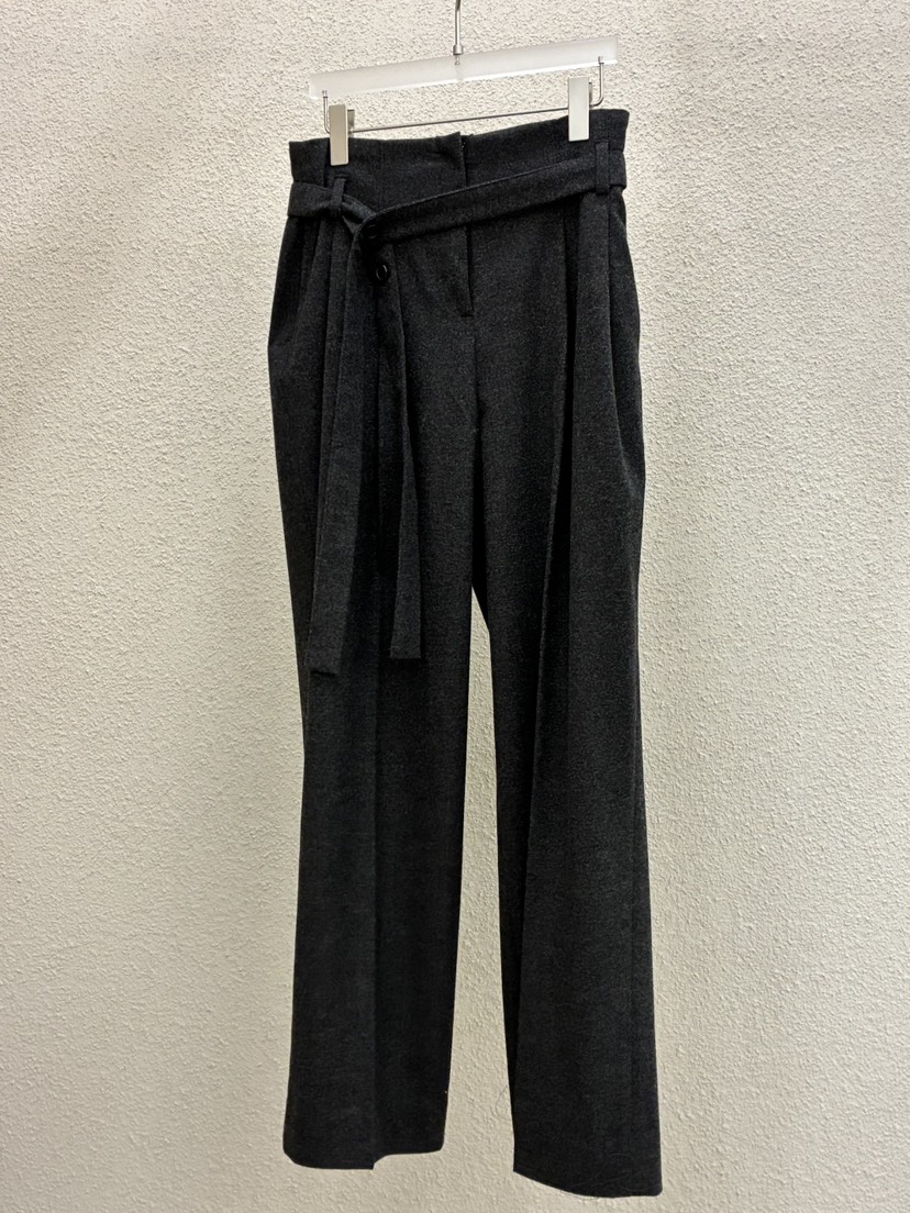 MWE東大門㊣代購女士新款人氣時尚休閑熱賣推薦休閑褲含腰帶MWE休閑褲圖色2墨色