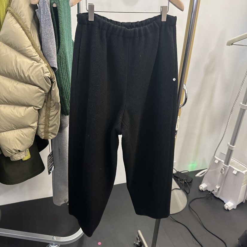 EGG東大門㊣代購女裝新品時尚職業25秋冬推薦人氣休閑褲浣熊EGG-訂貨周期長休閑褲圖色3黑色