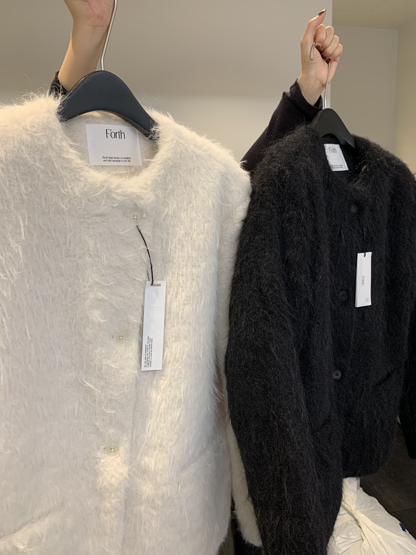 FORTH韓國代購㊣女裝新款25秋冬人氣職業推薦真品休閑短款大衣FORTH短款大衣