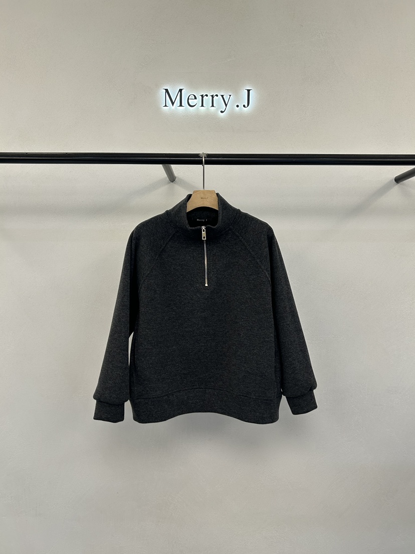 MERRY-J東大門㊣實拍女士新款時尚熱賣人氣推薦休閑衛衣拉鏈MERRY-J衛衣圖色2