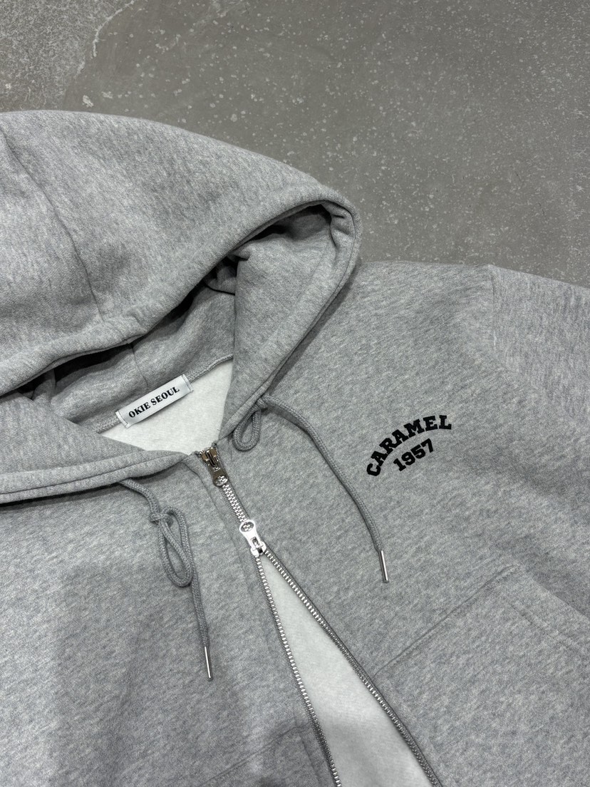 OKIE韓國代購㊣女士新品真品25秋冬推薦人氣夾克連帽衫加絨OKIE夾克